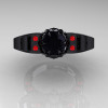 Art-Masters-Winged-Skull-14K-Black-Gold-1-Carat-Black-Diamond-Rubies-Engagement-Ring-R613-14KBGRBD-T