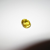 Art Masters Gems 1.5 Carat Round Ceylon Yellow Sapphire from Sri Lanka AMG-003-1