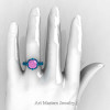Modern-Antique-14K-Turquise-Gold-Light-Pink-Sapphire-Solitaire-Wedding-Ring-R214-14KTGLPS-H