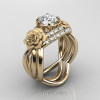 Nature-Inspired-14K-Yellow-Gold-1-Ct-White-Sapphire-Diamond-Rose-Vine-Engagement-Ring-Wedding-Band-Set-R294S-14KYGDWS-P