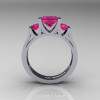 Princess-14K-White-Gold-1.5-Carat-Princess-Pink-Sapphire-Modern-Engagement-Ring-R387-14KWGPS-F