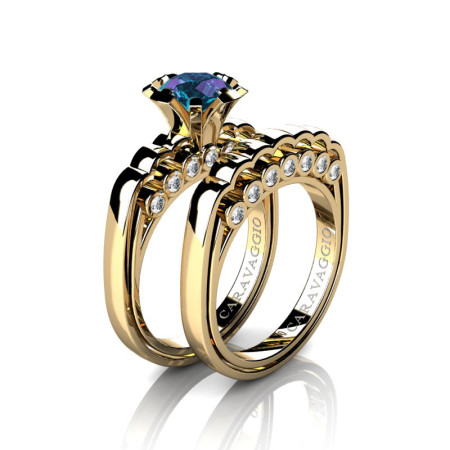 Caravaggio-Classic-14K-Yellow-Gold-1-0-Carat-Alexandrite-Diamond-Engagement-Ring-Wedding-Band-Set-R637S-14KYGDAL-P