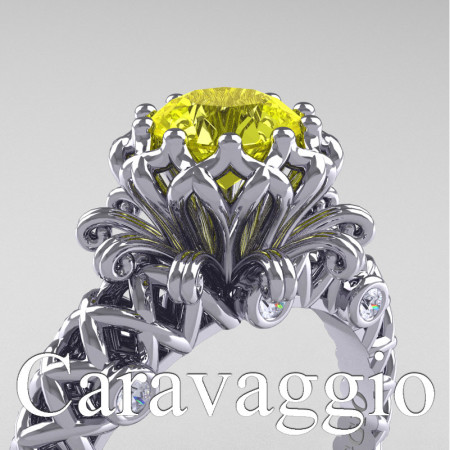 Caravaggio-Lace-14K-White-Gold-1-0-Carat-Yellow-Sapphire-Diamond-Engagement-Ring-R634-14KWGDYS-PXL