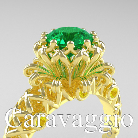 Caravaggio-Lace-14K-Yellow-Gold-1-0-Carat-Emerald-Yellow-Sapphire-Lace-Engagement-Ring-R634-14KYGYSEM-PXL