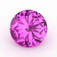 Art Masters Gems Calibrated 5.0 Ct Round Light Pink Sapphire Created Gemstone RCG0500-LPS