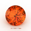 Art Masters Gems Calibrated 5.0 Ct Round Orange Sapphire Created Gemstone RCG0500-OS