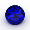 Art Masters Gems Calibrated 4.0 Ct Round Royal Blue Sapphire Created Gemstone RCG0400-RBS