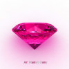 Art Masters Gems Calibrated 0.5 Ct Round Hot Pink Sapphire Created Gemstone RCG0050-HPS