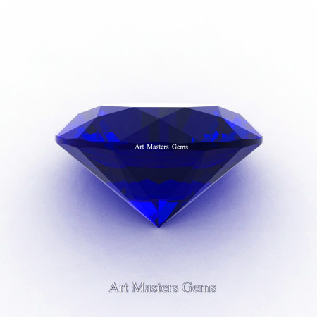 Art-Masters-Gems-Standard-0-2-0-Ct-Round-Blue-Sapphire-Created-Gemstone-RCG0200-BS-FRONT