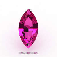 Art Masters Gems Calibrated 0.5 Ct Marquise Pink Sapphire Created Gemstone MCG0050-PS