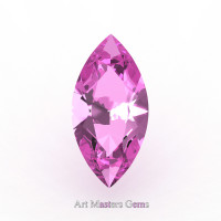 Art Masters Gems Calibrated 1.5 Ct Marquise Light Pink Sapphire Created Gemstone MCG0150-LPS