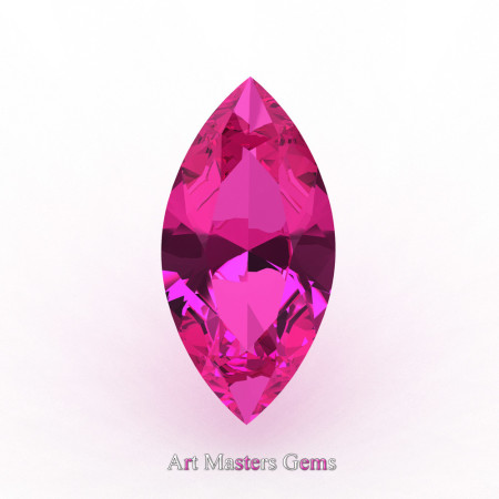 Art Masters Gems Calibrated 3.0 Ct Marquise Pink Sapphire Created Gemstone MCG0300-PS