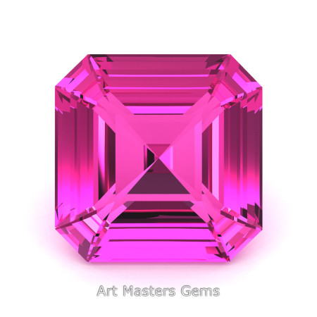 Art-Masters-Gems-Standard-0-7-5-Carat-Asscher-Cut-Pink-Sapphire-Created-Gemstone-ACG075-PS-T
