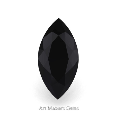 Art-Masters-Gems-Standard-0-7-5-Carat-Marquise-Black-Diamond-Created-Gemstone-RMCG075-BD