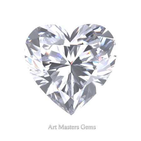 Art-Masters-Gems-Standard-1-0-0-Carat-Heart-Cut-White-Sapphire-Created-Gemstone-HCG100-WS-T