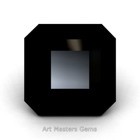 Art-Masters-Gems-Standard-1-5-0-Carat-Asscher-Cut-Black-Diamond-Created-Gemstone-ACG150-BD-T