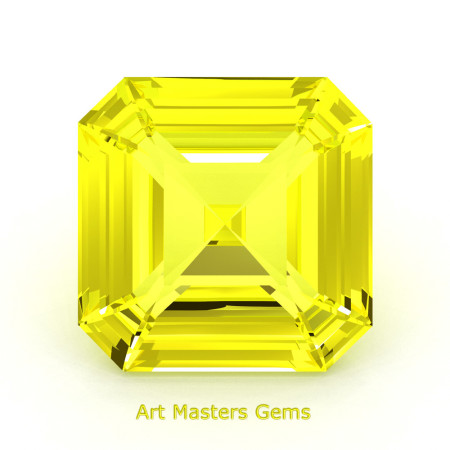 Art-Masters-Gems-Standard-1-5-0-Carat-Asscher-Cut-Yellow-Sapphire-Created-Gemstone-ACG150-YS-T2