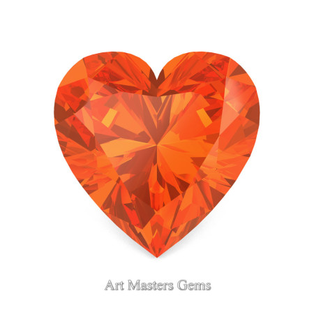 Art-Masters-Gems-Standard-1-5-0-Carat-Heart-Cut-Orange-Sapphire-Created-Gemstone-HCG150-OS-T