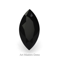 Art Masters Gems Standard 1.5 Ct Marquise Black Diamond Created Gemstone MCG150-BD