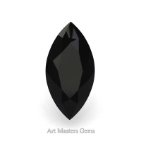 Art Masters Gems Standard 2.5 Ct Marquise Black Diamond Created Gemstone MCG250-BD