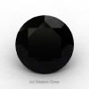 Art-Masters-Gems-Standard-5-0-Ct-Round-Black-Diamond-Created-Gemstone-RCG0500-RBD