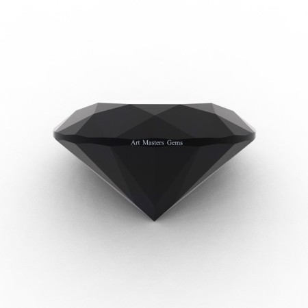 Art-Masters-Gems-Standard-Round-Black-Diamond-Created-Gemstone-RCG0050-BD