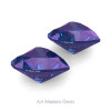 Art-Masters-Gems-Standard-Set-of-Two-Heart-Cut-Alexandrite-Created-Gemstones-HCGS-AL-F