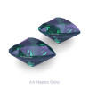 Art-Masters-Gems-Standard-Set-of-Two-Heart-Cut-Russian-Alexandrite-Created-Gemstones-HCGS-RAL-F2