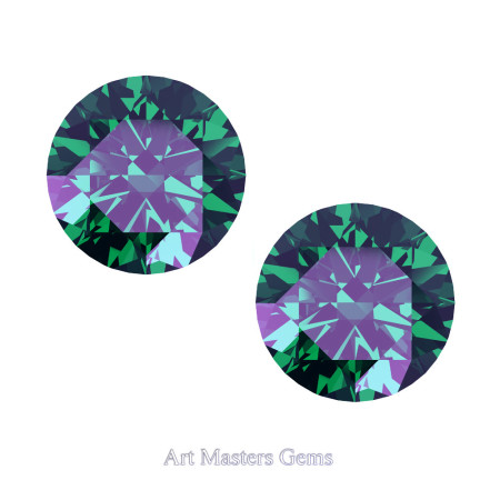 Art-Masters-Gems-Standard-Set-of-Two-1-0-0-Carat-Russian-Alexandrite-Created-Gemstones-RCG100S-AL-T