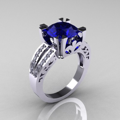 A-Modern-Vintage-White-Gold-Blue-Sapphire-Diamond-Solitaire-Ring-R102-WGDBS-P2-402×402