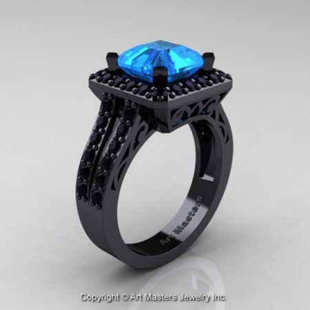 Art_Deco_14K_Black_Gold_3_0_Ct_Royal_Emerald_Cut_Blue_Topaz_Black_Diamond_Engagement_Ring_Wedding_Ring_R262_14KBGBDBT_P_jpg-100759-500×500