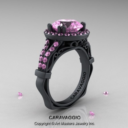 Caravaggio_14K_Matte_Black_Gold_3_Carat_Light_Pink_Sapphire_Engagement_Ring_Wedding_Ring_R620_14KMBGLPS_P_jpg-100618-500×500