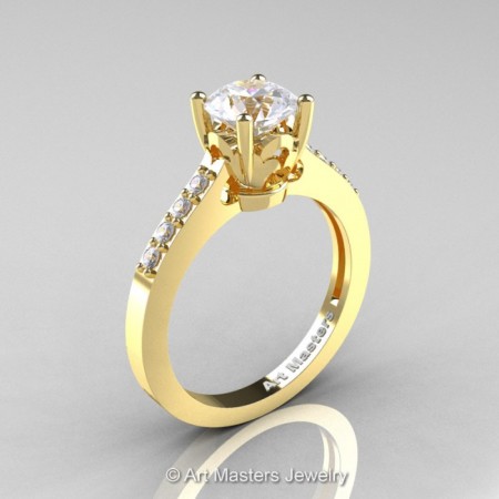 Classic-14K-Yellow-Gold-1-Carat-White-Sapphire-Diamond-Solitaire-Wedding-Ring-R101-14KYGDWS-P-700×700