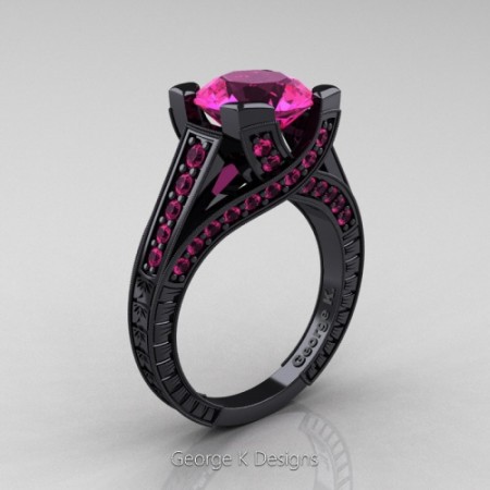 Classic_14K_Black_Gold_3_Ct_Pink_Sapphire_Engraved_Solitaire_Engagement_Ring_R364P_14KBGPS_P_jpg-101092-500×500