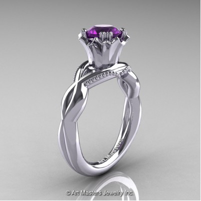 Faegheh-Modern-Classic-14K-White-Gold-1-0-Ct-Amethyst-Solitaire-Engagement-Ring-R290-14KWGAM-P-402×402