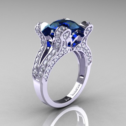 French-Vintage-White-Gold-3-0-Carat-London-Blue-Sapphire-Diamond-Pisces-Weddinng-Ring-Engagement-Ring-R228-WGDLBS-P-402×402