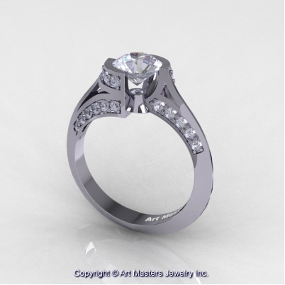 Modern-French-14K-White-Gold-1-0-Carat-Cubic-Zirconia-Diamond-Engagement-Ring-Wedding-Ring-R376-14KWGDCZ-P2-402×402