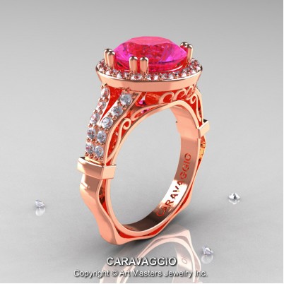 Caravaggio-14K-Rose-Gold-3-Carat-Pink-Sapphire-Diamond-Engagement-Ring-Wedding-Ring-R620-14KRGDPS-P-402×402