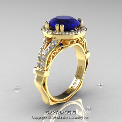 Caravaggio-14K-Yellow-Gold-3-Carat-Blue-Sapphire-Diamond-Engagement-Ring-Wedding-Ring-R620-14KYGDBS-P-402×402