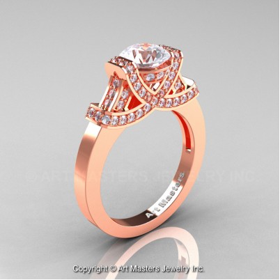 Classc-Armenian-14K-Rose-Gold-1-0-Ct-White-Sapphire-Diamond-Engagement-Ring-Wedding-Ring-R283-14KRGDWS-P-402×402