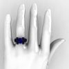 French-Black-Gold-3-0-Carat-Blue-Sapphire-Pisces-Weddinng-Ring-Engagement-Ring-R228-BGBS-H