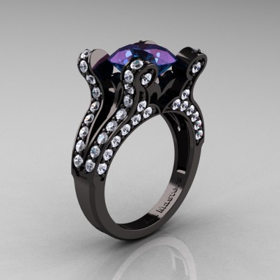 French-Vintage-Black-Gold-3-0-Carat-Alexandrite-Diamond-Pisces-Weddinng-Ring-Engagement-Ring-R228-BGDAL-P-402×402